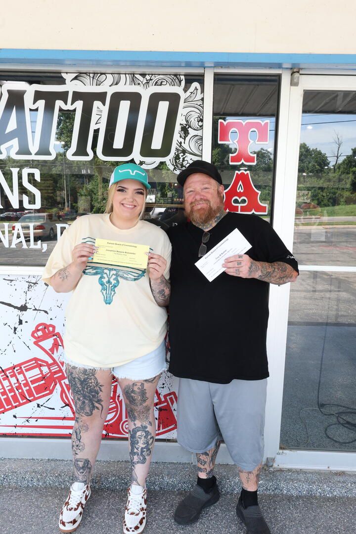 Josie from Dragonfly Tattoo KC with Troy Butner